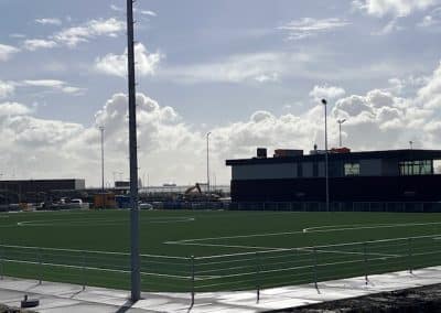 Vier kunstgras voetbalvelden in Zevenhuizen voorzien van Granobase® Voetbal